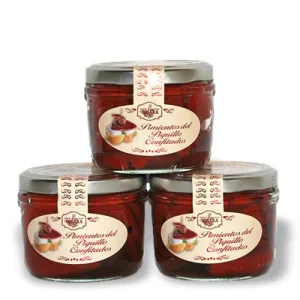 Tarros Pimientos del Piquillo confitados Tienda de conservas gourmet a domicilio en Madrid