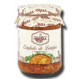 Estofado de Lentejas Tienda de conservas gourmet a domicilio en Madrid