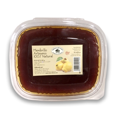 Dulce de membrillo artesano