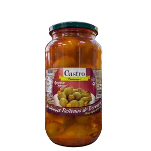 Aceitunas rellenas con berenjena