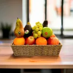 Cesta de frutas para desayuno de la Frutería de Luis