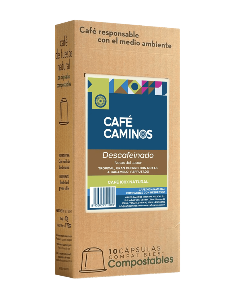 Café Caminos capsulas descafeinado