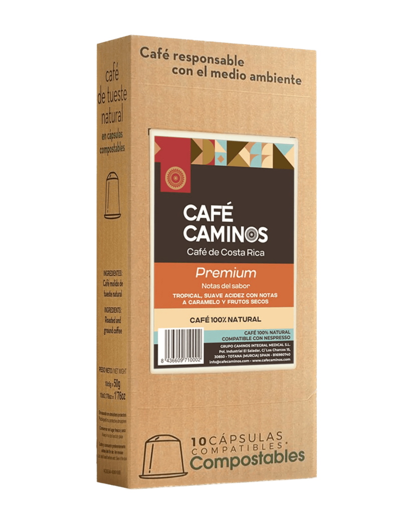 Café Caminos capsula premium (Arabica)