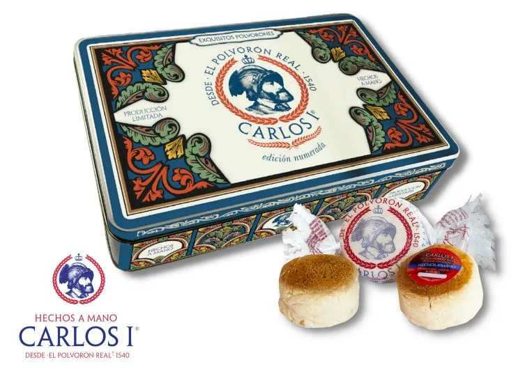 Lata polvorones Carlos I